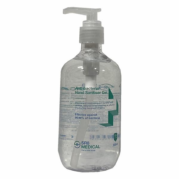Anti-bacterial hand sanitiser gel-300ml Pump Dispenser