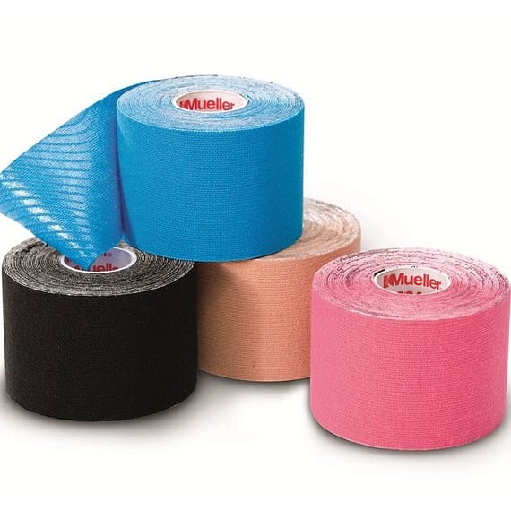 Mueller Kinesiology tape is designed to help increase the natural blood flow around your muscles and features a revolutionary wave-pattern adhesive that moves with your skin and muscles as you heal. It can help maintain flexibility while improving the body’s natural blood circulation to muscles and joints for increased healing. Apply it to the skin in patterns to mimic your muscles. Mueller Kinesiology Tape features a revolutionary adhesive design that lifts the skin to help maintain flexibility, improve circulation and relieve pain. Designed to aid in the treatment of ligament injuries, muscle conditioning, fascia re-positioning and even carpal tunnel syndrome. Used by professional athletes and Olympians to help reduce muscle pain, increase mobility and enhance recovery. • Versatile enough for 1,200 recognized applications. • Patterned adhesive is mild and hypoallergenic. • Assists rehabilitation when using the kinesiology taping method. • Wave-pattern adhesive lifts skin to help improve circulation. • The 100% high-grade cotton tape is latex-free, breathable, elastic and maintains flexibility of human skin and muscles. • Water-resistant and wearable up to five days. • Durable and economical.